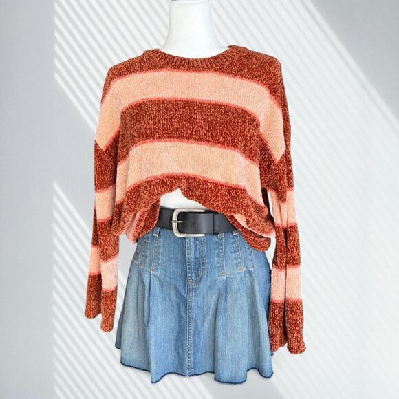 Volcom Chenille Striped Sweater - Picture 1 of 4